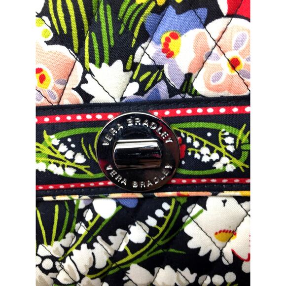 Vera Bradley Floral Mini-Briefcase Crossbody Handbag - Picture 3 of 11